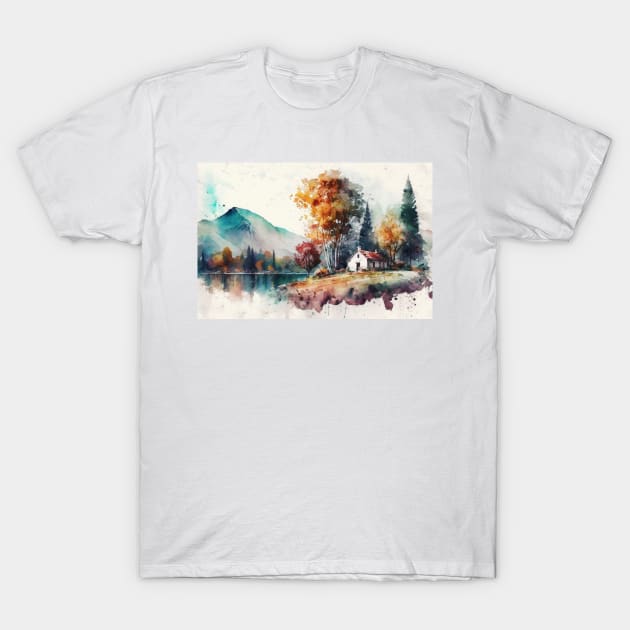 Vibrant Coastal Haven T-Shirt by SoloSeal